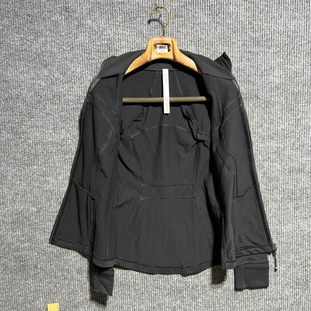 Lululemon Define Jacket Women 8 Black CU Buffaloes Luon Full Zip Activewear - Picture 12 of 13